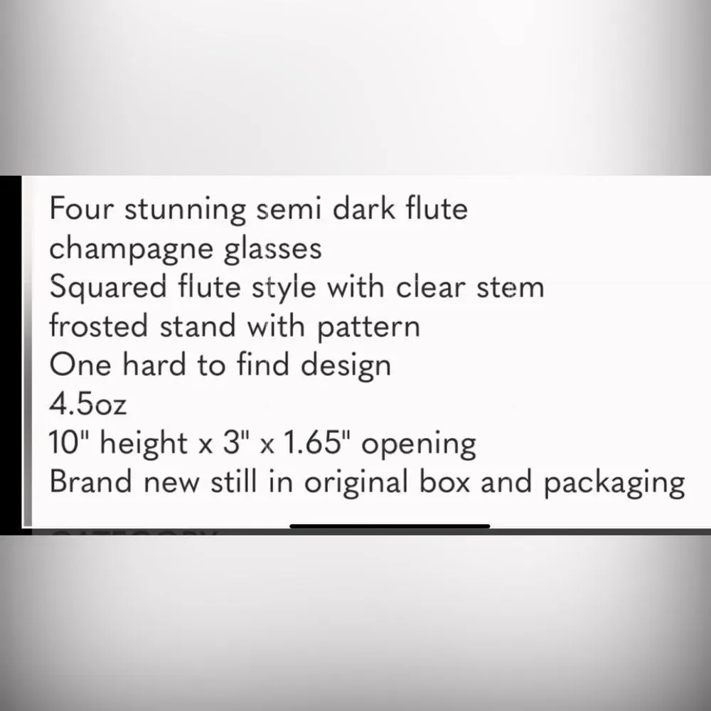 Champagne drinkware set, elegant,perfect for special event, or anniversary, ect